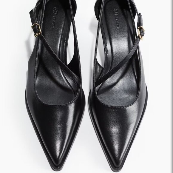 H&M kitten heels - Size 7.5 - NWT - Genuine leather - Picture 1 of 3